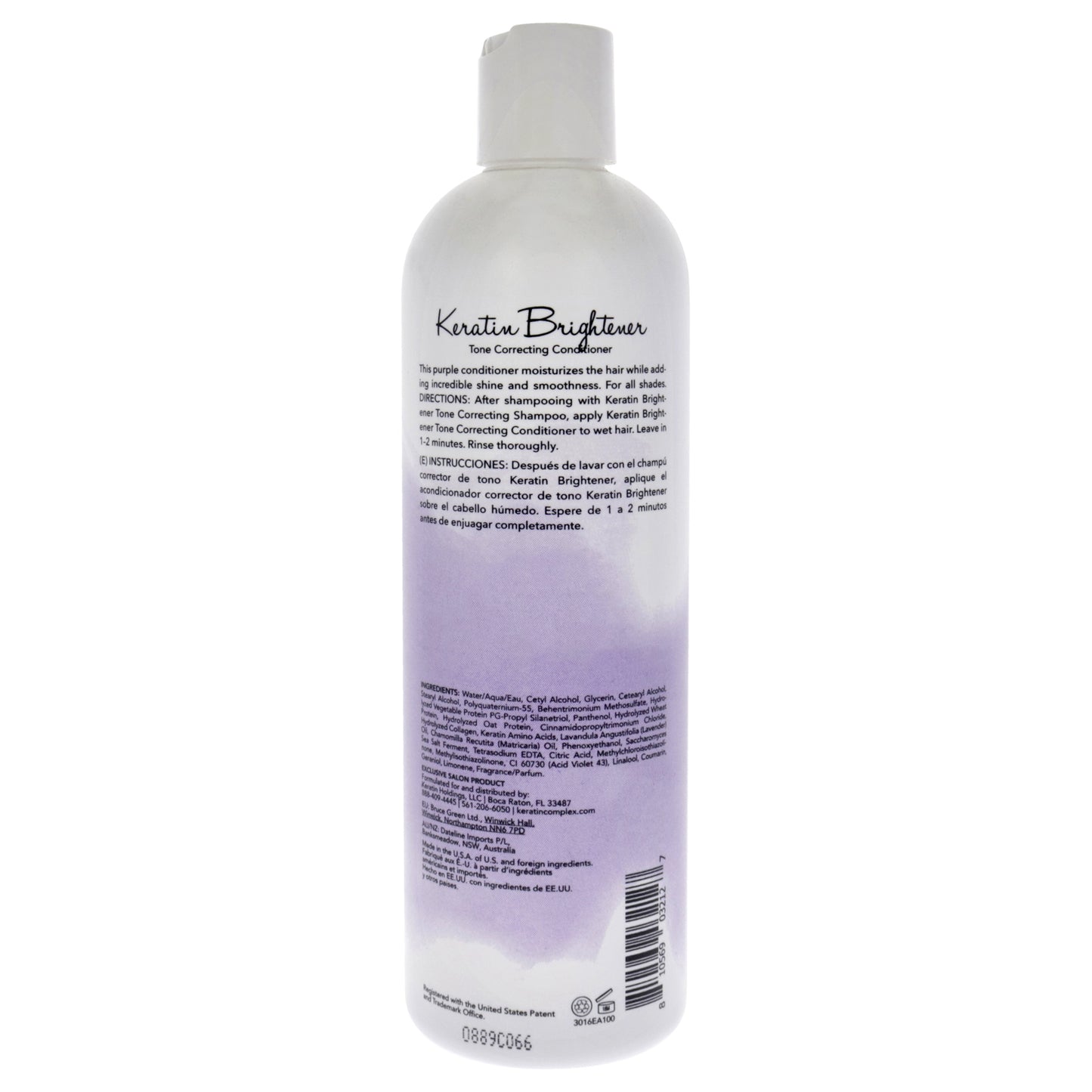 Keratin Brightener Conditioner by Keratin Perfect for Unisex - 12 oz Conditioner