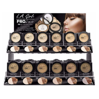 L.A. Girl HD Pro Face Powder Display Set 144 Pieces