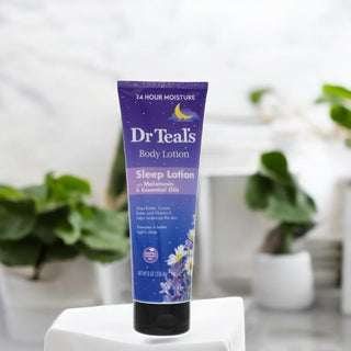 Dr Teal's Sleep Lotion by Dr Teal's Sleep Lotion with Melatonin & Essential Oils Promotes a better night's sleep (Shea butter, Cocoa Butter and Vitamin E