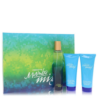 Mambo Mix by Liz Claiborne Gift Set - 3.4 oz Eau De Cologne Spray + 3.4 oz After Shave Soother + 3.4 oz Shower Gel