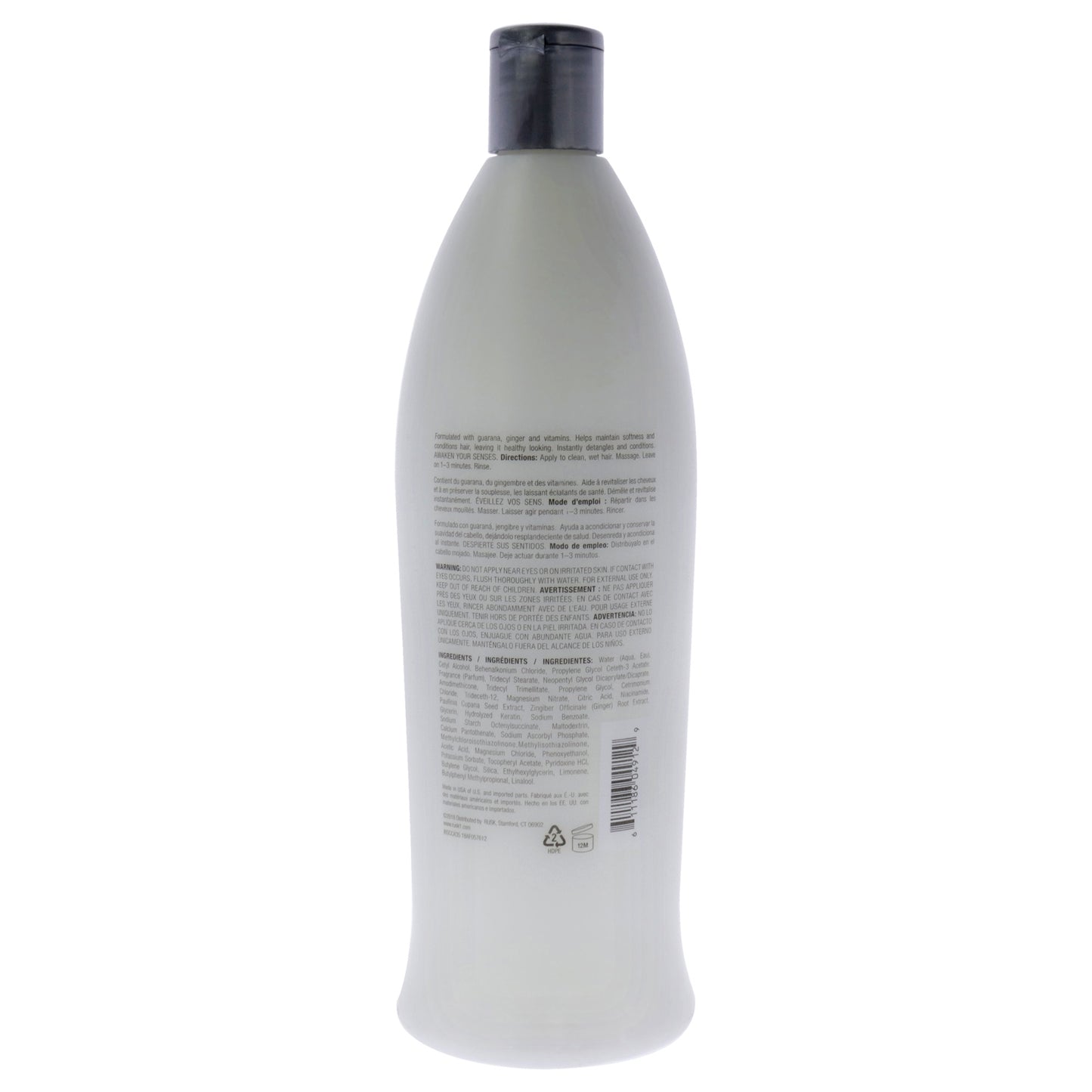 Sensories Calm Guarana And Ginger Nourishing Conditioner by Rusk for Unisex - 35 oz Conditioner