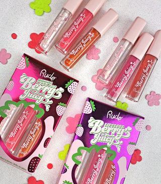 RUDE Berry Juicy Lip Gloss Set - Shimmer