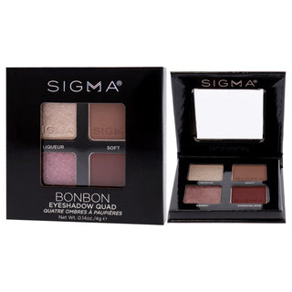 Eyeshadow Quad - Bonbon by SIGMA for Women - 0.14 oz Eye Shadow