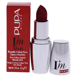 I Am Matt Pure Colour Lipstick - 072 Velvet Ruby by Pupa Milano for Women - 0.123 oz Lipstick