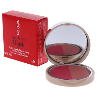 Extreme Blush Duo - 140 Radiant Flamingo - Glow Creamy by Pupa Milano for Women - 0.141 oz Blush