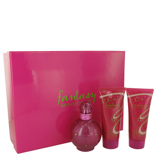 Fantasy by Britney Spears Gift Set - 3.3 oz Eau De Parfum Spray + 3.3 oz Body Lotion + 3.3 oz Shower Gel