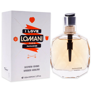 I Love Lomani Paradise by Lomani for Women - 3.4 EDP Spray