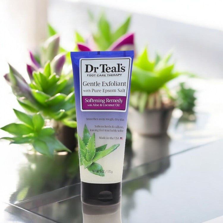 Dr Teal's Gentle Exfoliant With Pure Epson Salt by Dr Teal's Gentle Exfoliant with Pure Epsom Salt Softening Remedy with Aloe & Coconut Oil (Unisex)