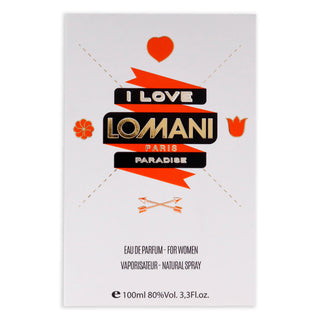 I Love Lomani Paradise by Lomani for Women - 3.4 EDP Spray