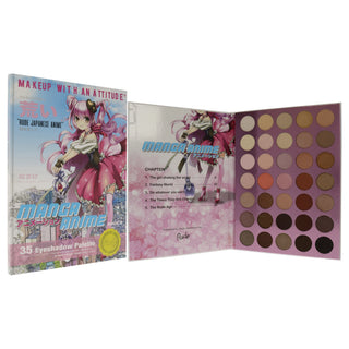 Manga Anime 35 Eyeshadow Palette Book 2 by Rude Cosmetics for Women - 1.34 oz Eye Shadow