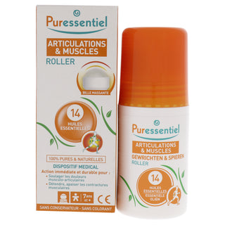 Muscles and Joints Roller by Puressentiel for Unisex - 2.53 oz Rollon