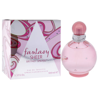 Fantasy Sheer by Britney Spears for Women - 3.3 oz EDT Spray