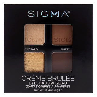 Eyeshadow Quad - Creme Brulee by SIGMA for Women - 0.14 oz Eye Shadow