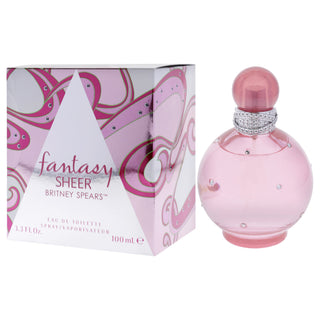 Fantasy Sheer by Britney Spears for Women - 3.3 oz EDT Spray