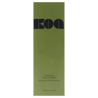 Kukui Nut Facial Hydrator by KOA for Unisex - 2.9 oz Moisturizer