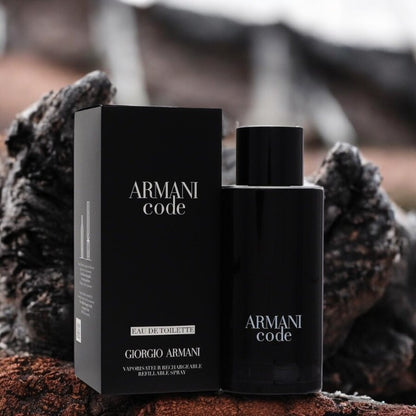 Armani Code by Giorgio Armani Eau De Toilette Spray Refillable
