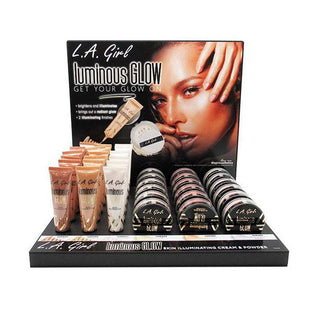 L.A. GIRL Luminous Glow Display Set, 36 pcs