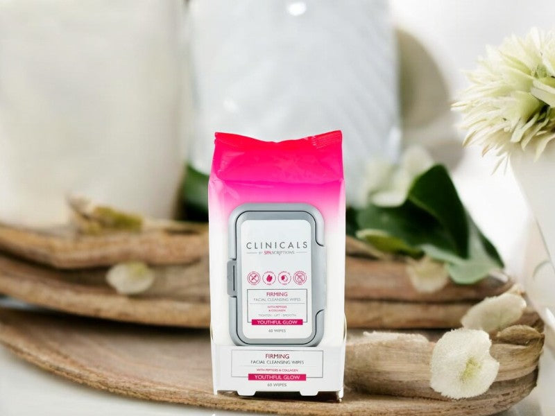 Spa Scriptions Clinicals Firming Facial Wipes 60 Wipes