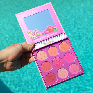 RUDE Blush Crush 9 Color Blush Palette - Match Three