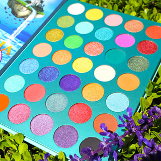 RUDE Merfantasia 35 Eyeshadow Palette - Book 8