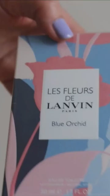 Les Fleurs De Lanvin Blue Orchid by Lanvin Eau De Toilette Spray
