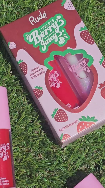 RUDE Berry Juicy Plumping Lip Gloss
