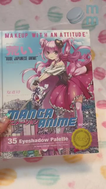 Manga Anime 35 Eyeshadow Palette Book 2 by Rude Cosmetics for Women - 1.34 oz Eye Shadow