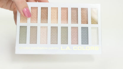 L.A. COLORS 16 Color Eyeshadow Palette - Sweet