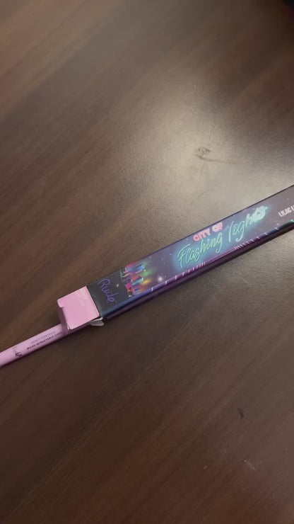 RUDE City of Flashing Lights Micro Retractable Liner