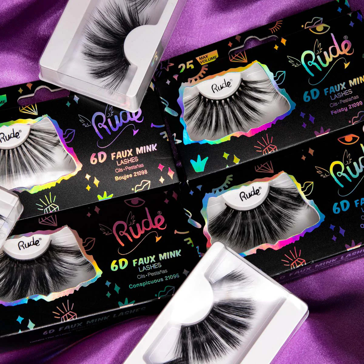 RUDE Faux Mink 6D Lashes